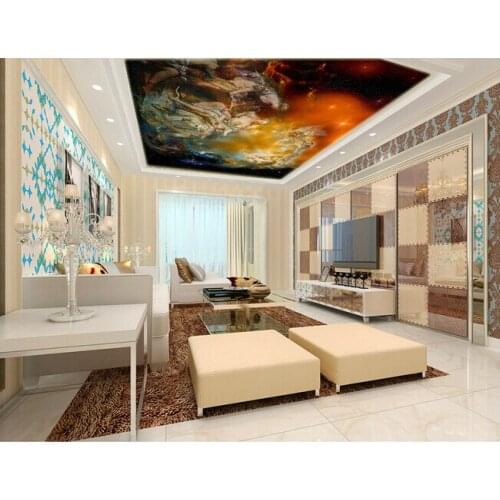 Custom Wallpapers universe, Angel Star used in the living room bedroom KTV bar ceiling wall waterproof Papel de parede vinyl