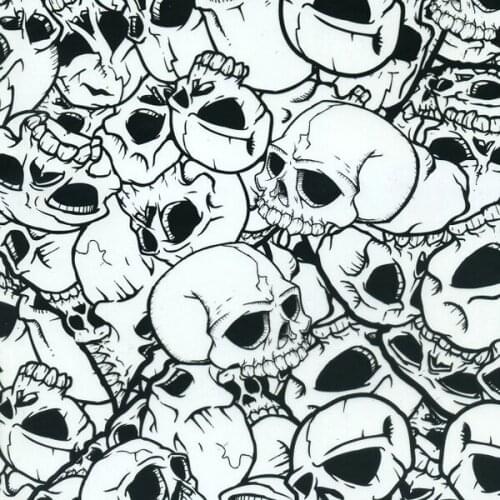 CS12280 Water Transfer Film Skull Width 100CM 10 SQM Water Printing Hydro Graphics Films