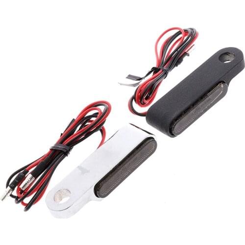 Indicators Of The Signal Lamp Of The Amber Motorcycle Flowing Water Led To Transform The Light Of The Guided Signal Alloy Black