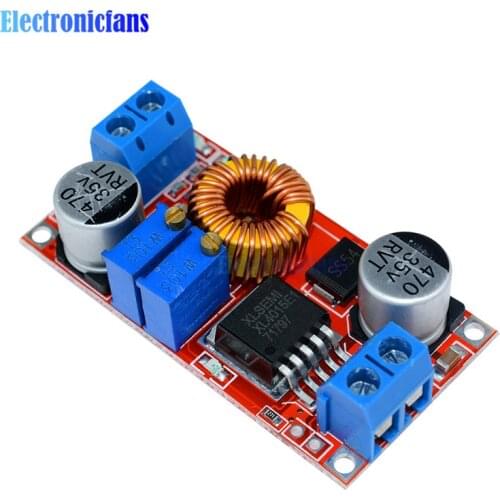CC/CV Adjustable Max 5A Step Down Buck Charging Board XL4015 Lithium Battery Charger Converter Module DC-DC 0.8-30V To 5-32V