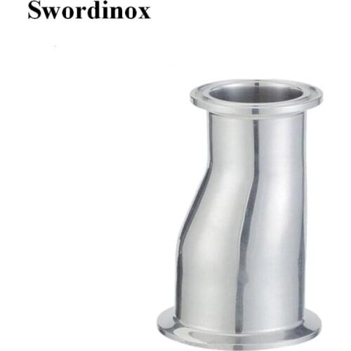 Swordinox SS304 Stainless Steel Sanitary 3A Standard Clamped Eccentric Reducer