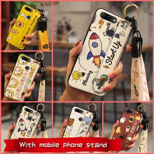 For Girls Waterproof Phone Case For ZTE Blade V9 Vita Kickstand Back Cover Shockproof Cartoon