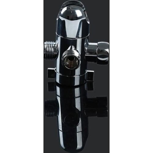 Water Separator Tee Shower Socket Durable High Quality Shower Holder Multipurpose Bracket Electroplated Shower Head Holder