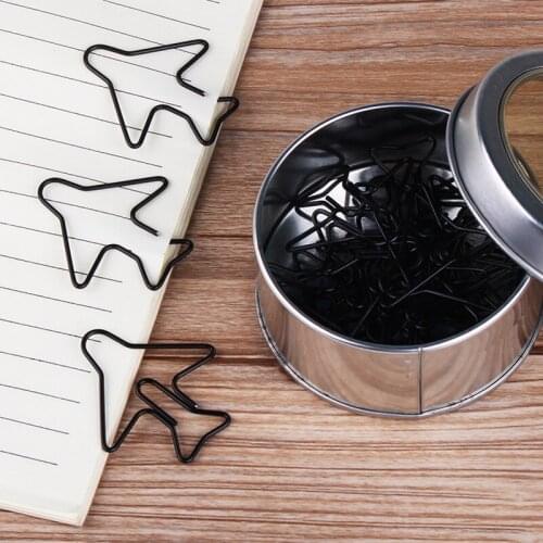 20pcs Black Airplane Shape Paper Clips Bookmark Book Clamp Planner Clips Decoration diy Office Stationery Pin School Supplies