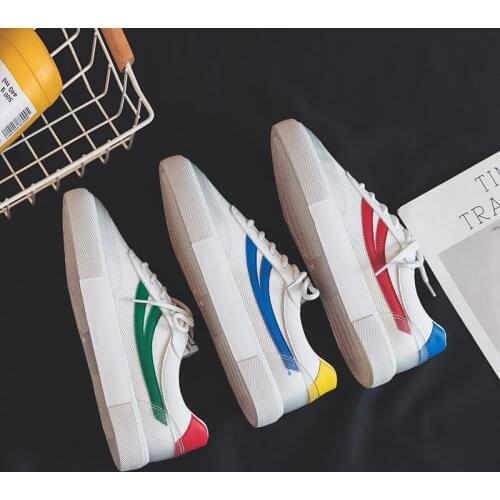Wild basic small white shoes women 2020 spring new Korean flat shoes casual student womens shoes
