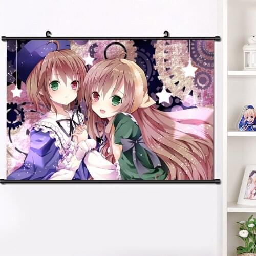 Anime Rozen Maiden Hinaichigo Souseiseki Sui sei seki Wall Scroll Poster Manga Wall Hanging Poster Mural Canvas Wall 40*60cm
