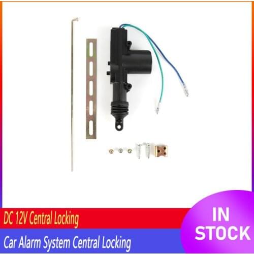 DC 12V Central Locking 2-Wire Automatic Power Door lock actuator Car Alarm Control Lock Car Alarm System Central Locking