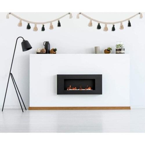 3 Pieces Bohemian Macrame Woven Cotton Tassel Garland Backdrop Decorative Wall Hangings for Home Nursery Room Decor