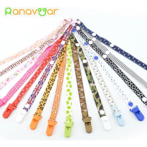 Baby Pacifier Clip Chain For Soothers Ribbon Chupetas Funny Dummy Holder Leash Strap Infant Nipple Accessories