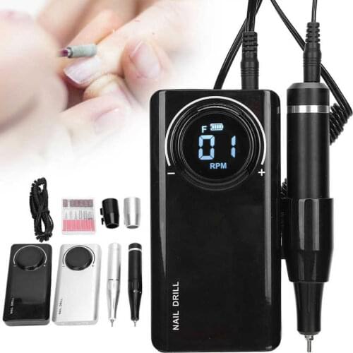 Lamp For Nails Nail Lamp 35000RPM Rechargeable Electric Nail Drill Pen Machine Portable Nail Grinding Polisher Nail Lamps