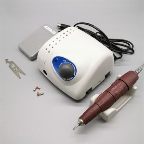 Strong 210 65W Nail Drill 45000RPM 102LN Handpiece Electric Manicure machine Drill Pedicure Nail File Bit Nail Art Equipment