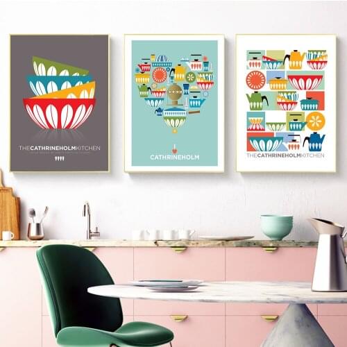 Paintings for Interior Abstract Kitchen Decor Canvas Picture Modern Nordic Posters and Prints On The Wall Frameless Home Design