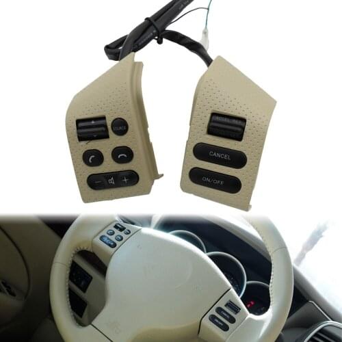 Car steering wheel control buttons cruise with backlight car multifunction button Switch For Nissan LIVINA TIIDA SYLPHY 06-18