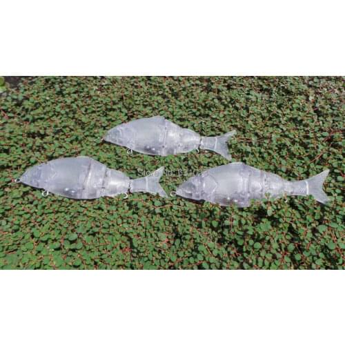 MR OCTOPUS 8pcs Unpainted Clear Plastic Fishing Lure Bodies.217#------12.5cm .18g