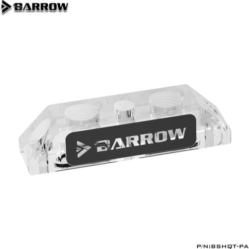 Barrow BSHQT-PA, Multifunctional Acrylic Change Direction Top-Side GPU Block Bridge, For Barrows GPU Water Block Refit