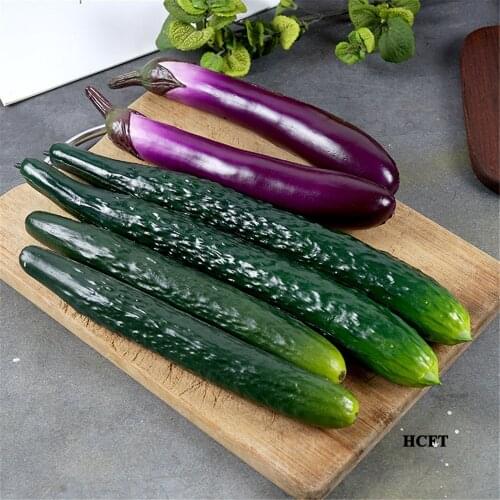 Simulation cuke cucumber model cabinet hotel dining room hall restaurant store shop decoration artificial fake vegetables props