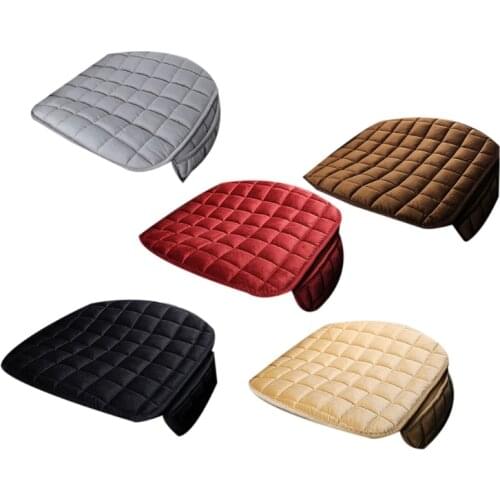 2021 New Car Seat Cover Winter Warm Cushion Antislip Universal Front Chair Breathable Pad