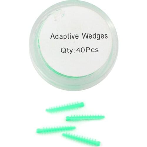 40pcs/box Disposable dental adaptive interdental wedge dental matrix matrix autoclaved silicone wedges silicone dentist material