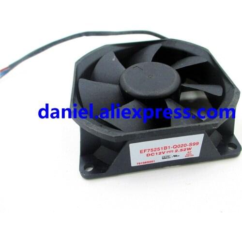 Original EF75251B1-Q020-S99 12V 7525 projector fan