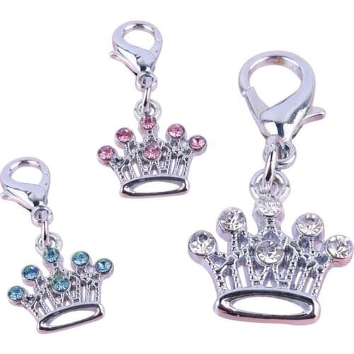 Personalized Dog Tags Cat Puppy Pet ID Name Collar Tag Pendant Pet Accessories Crown Pet Jewelry Dropshipping