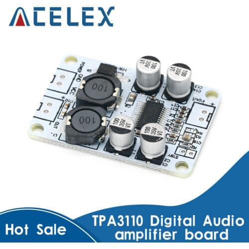 TPA3110 Digital Audio amplifier board Mini amplifiers PBTL single channel Mono 30W amplificador
