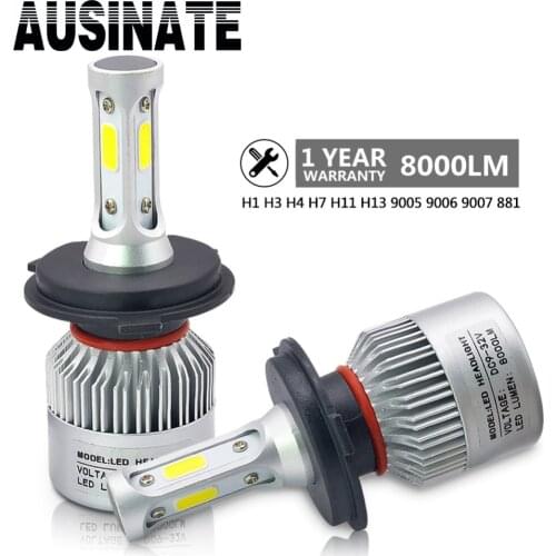 H4 LED Bulb H7 H1 H11 H3 HB4 H8 HB3 9005 H27 H9 9006 HB5 Car Headlight 72W 8000LM 6500k Led fog light Car Light bulbs