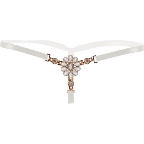 High Quality White Sexy Lingerie Ladies Panties With Flower Decorated Women Transparent Underwear Plus Size Tanga Mujer Thong