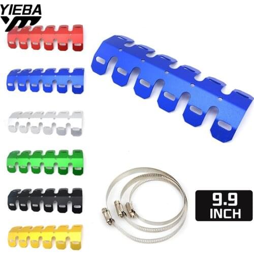 Exhaust Muffler Protector Heat ShieldCover FOR yamaha YZF R125 YZF R15 YZF R25 YZF R3 MT-02 25 150 EXC450 EXC 125 200 250