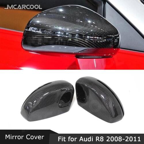 Carbon fiber/ABS Mirror Cover For Audi R8 2008-2011 not for R8 GT 2011