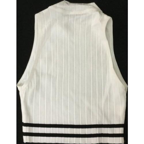 Women Fashion Turtlenecks Pullovers Striped Bandage Tops