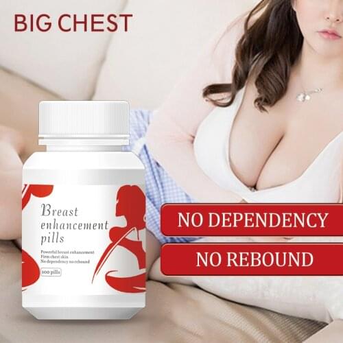 100pill Breast Enlargement Tablet Effective Full Elasticity Breast Enhancer Increase Tightness Papaya Big Bust Chest Female Care