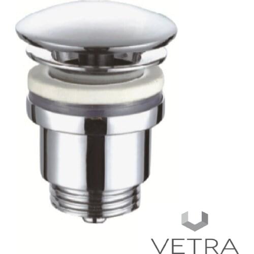 CLIC-CLAC valve for washbasin or automatic BIDE 60 MM Lacon Chrome UNIVERSAL VETRA