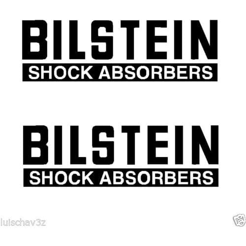 For 2Pcs (2) Bilstein Shock Absorbers Decal Sticker Car Styling