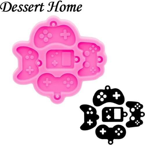 DY1008 Gamer keyboard Molds Sugar Craft DIY Cake Moulds, Silicone Mold to Make Crafts with Epoxy, Fondant Chocolate Bakeware