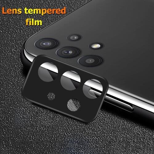Camera Black Lens Cover For Samsung Galaxy A 32 72 52 A 12 A42 S21 Ultra Plus S21 Lens Protector Case Night Aperture Lens Film