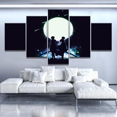 Canvas HD Printed Attack Of Titan Painting Wall Art Poster Hot Animation Character Home Decor Pictures Living Room Modular Frame