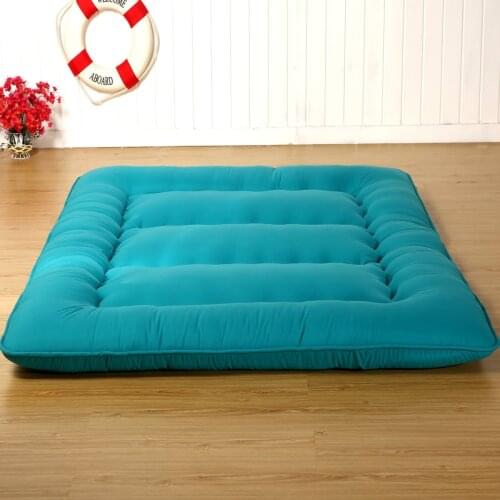 Green/Gray/Blue/Red Solid Mattress Tatami Mat for Bedroom Dormitory Sleeping on Floor Mat Folding Mats 10cm Thickness