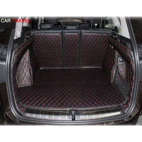 Good carpets! Full set car trunk mats for BMW X1 F48 waterproof boot carpets cargo liner mat for BMW X1