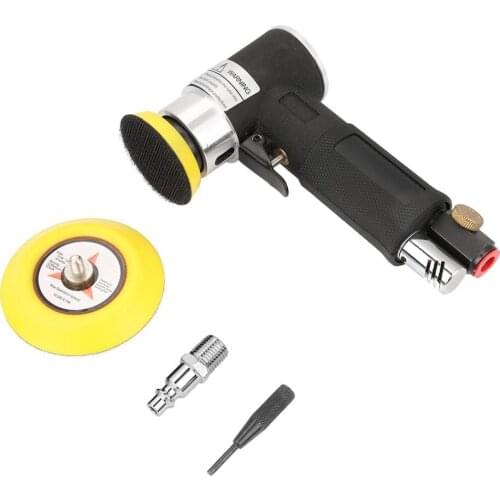 Mini Air Angle Sander 90 Degree Pneumatic Polishing Grinding Machine + 2inch 3inch Sanding Pad Air Angle Polisher Power Tools