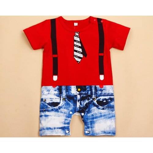 Fashion Boys Jumpsuits NEW Baby Boys Kids Overalls Costume Suit Grow Outfit Romper Pants Clothes 3-24M