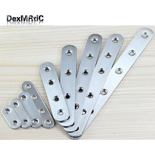 Wholesale 10pcs Stainless steel corner bracket fixed fittings Connectors for Tables and chairs Furniture Hardware