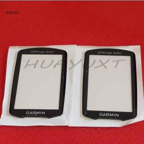 Original used Glass cover screen for GARMIN GPSMAP 62SJ with Touch screen digitizer for GPSMAP62SJ Repair replacement