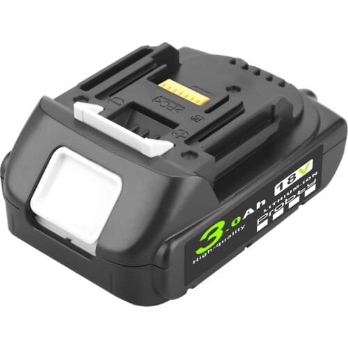18V 3000mAh Li ion rechargeable Power Tools Battery for Makita Cordless Drills bateria BL1815 BL1830 BL1840 LXT400