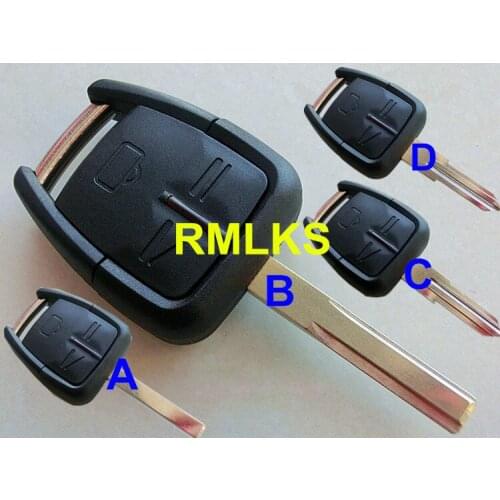 RMLKS New replacement Remote Key Shell fit for OPEL VAUXHALL Vectra Astra Zafira Replace 3 Button Case uncut blade