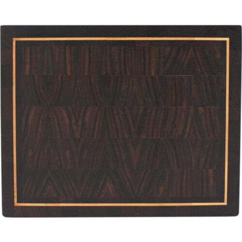 Soandora End Grain Kesme Tahtası Venge İroko Akçaağaç Ovenkol Düz Zemin Desenli