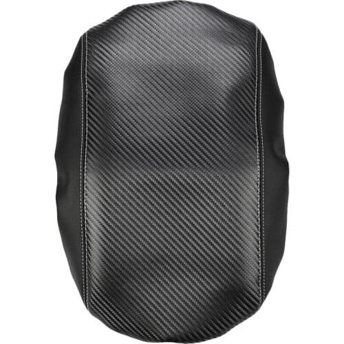 Carbon Fiber Car Armrest Storage Box Cover Protector for Ford Explorer 2019-2021 Accessories