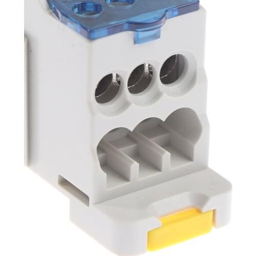 UKK 80A/125A/160A 1 in multiple-out distribution box Din Rail Terminal junction