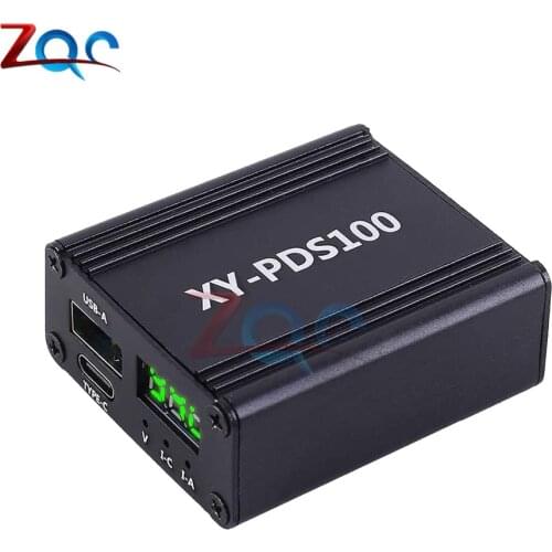 XY-PDS100 Dual USB Charging Module Buck Voltage Converter Type-C QC2.0/QC3.0/FCP/SCP/PPS/LVDC/PE1.1/PE2.1/PD Charging Protocol