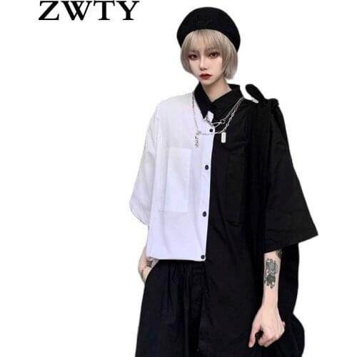 Женские короткие рубашки ZWTY China At AliExpress