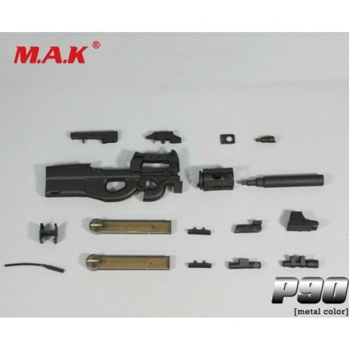 11cm ZY2011 1/6 Scale Figure Scene Accessories p90 GunWeapon Model for 12" Soldier Action Figure Dolls